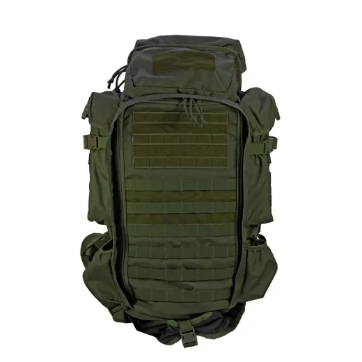 Sac à dos avec étui intégré (90 cm) pour arme longue avec optique. Extension pour armes plus longues. Poches spacieuses, système Molle, matériau résistant et déperlant et rembourrage confortable.